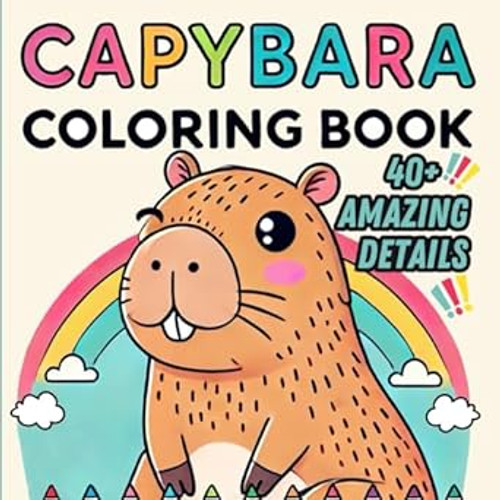Capybara Coloring Book