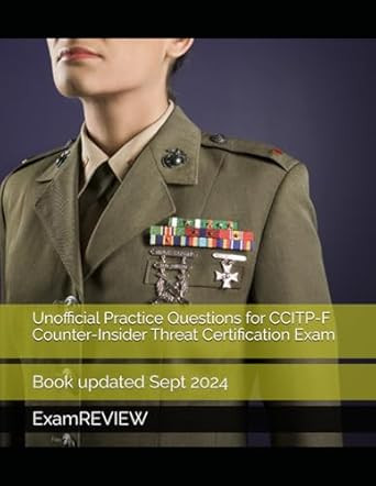 Unofficial Practice Questions for CCITP-F Counter-Insider