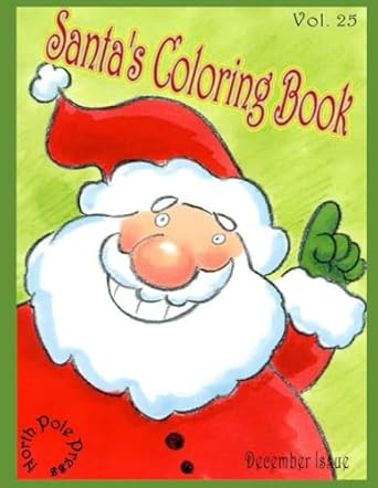 Santa's Coloring Book