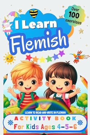 I Learn Flemish Activity Book for Kids Ages 4 - 5 - 6