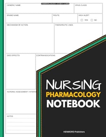 Nursing Pharmacology Notebook