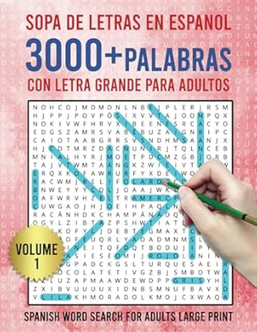 Sopa De Letras En Espanol Con Letra Grande Para Adultos