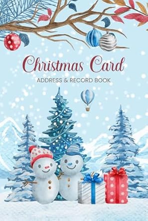Christmas Card Address & Record Book