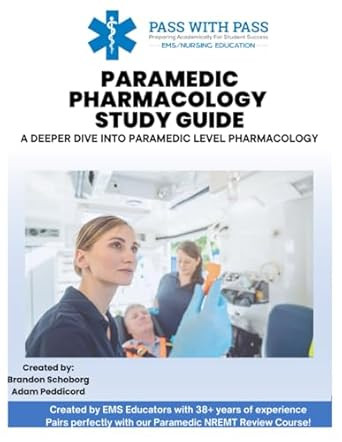 Paramedic Pharmacology Study Guide