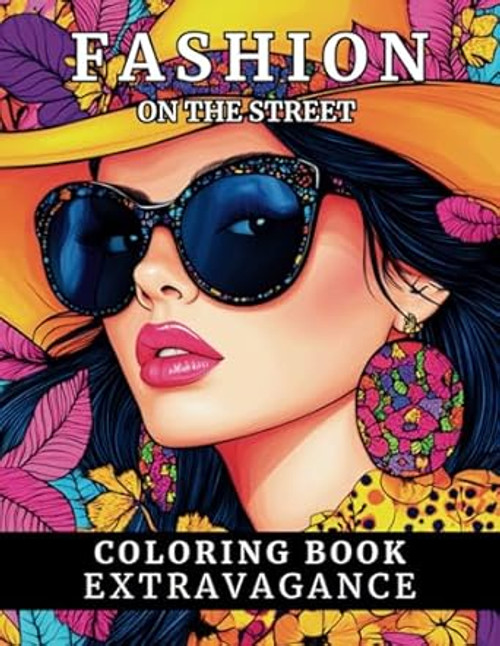 Fashion on the Street Coloring Book