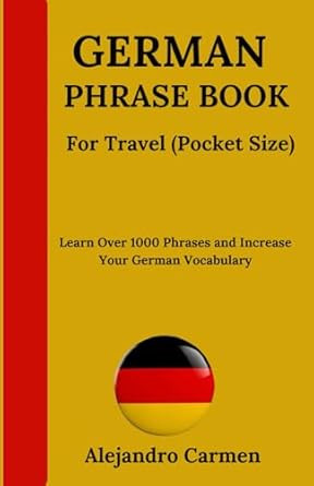 German Phrase Book for Travel Pocket Size