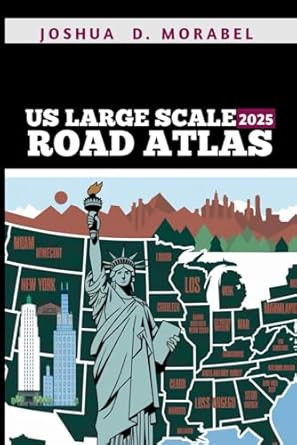 US LARGE SCALE ROAD ATLAS 2025