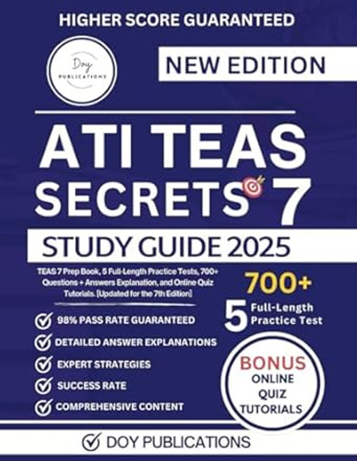 ATI TEAS SECRETS STUDY GUIDE 2025
