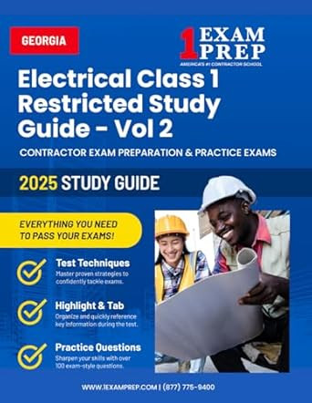 2025 Georgia Electrical Class 1 Restricted Study Guide - Vol 2