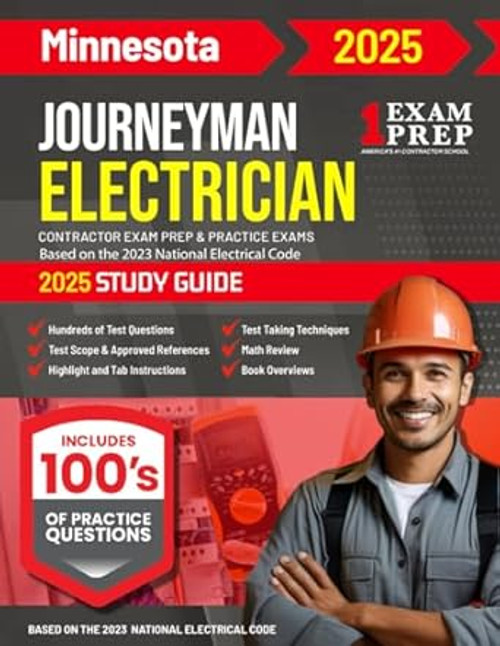 2025 Minnesota Journeyman Electrician Exam Prep and Study Guide