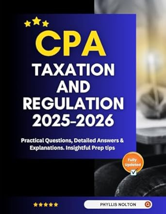 CPA Taxation And Regulation 2025-2026