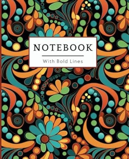 Low Vision Notebook With Bold Lines