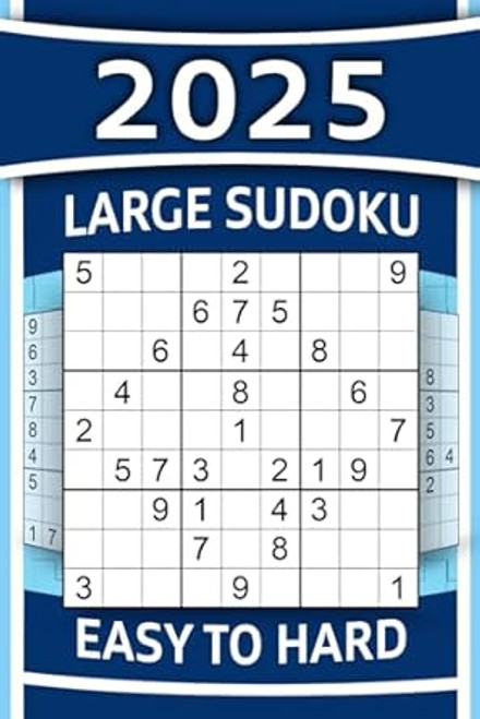 Big Sudoku Book for Adults - Easy to Hard