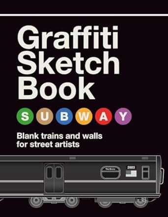 Graffiti Sketchbook Blank Trains And Walls for Street