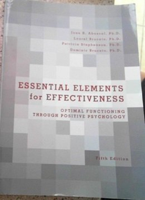 Essential Elements For Effectiveness by Juan Abascal
