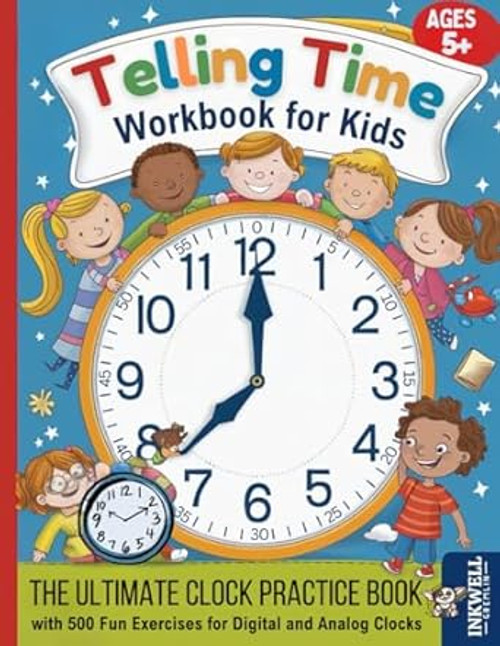 Telling Time Workbook for Kids