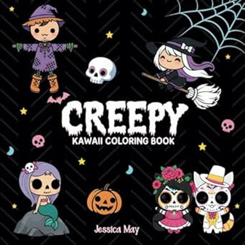 Creepy Kawaii Coloring Book