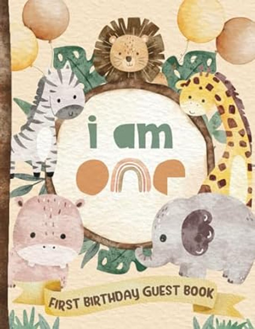 First Birthday Guest Book