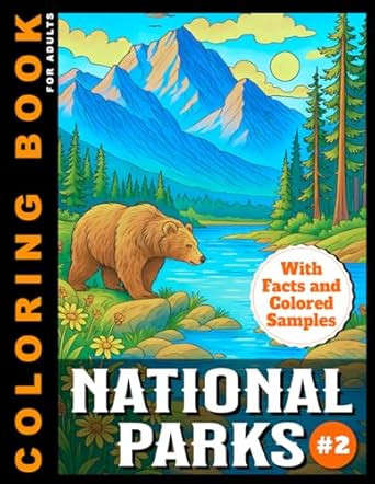 National Parks Coloring Book For Adults #2