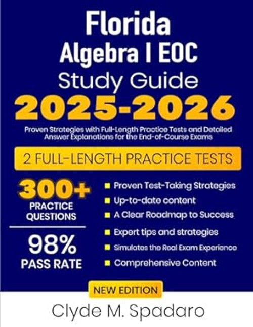 Florida Algebra I EOC Study Guide 2025-2026