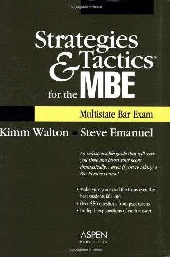 Strategies And Tactics For The Mbe