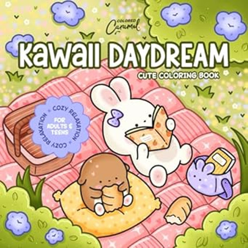Kawaii Daydream Cute Coloring Book