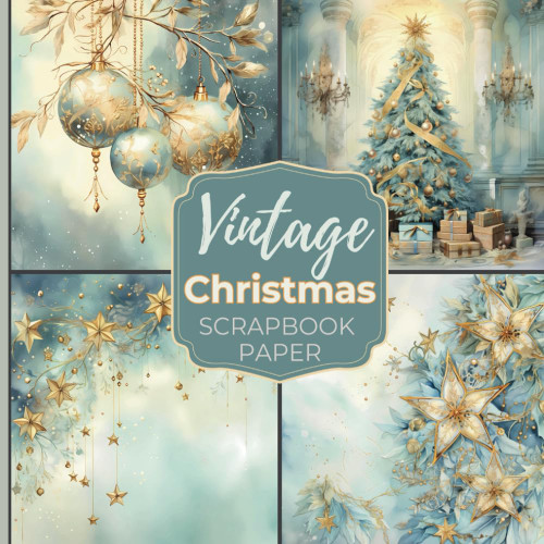 Vintage Christmas Scrapbook Paper