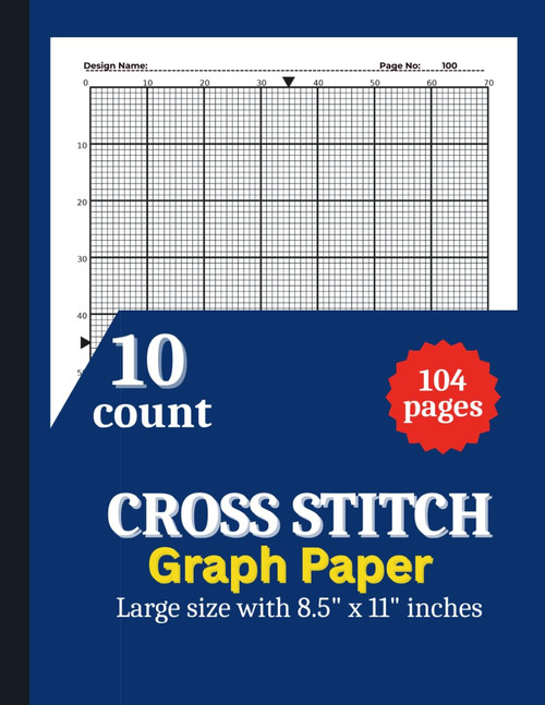 10 Count Cross Stitch Graph Paper Notebook