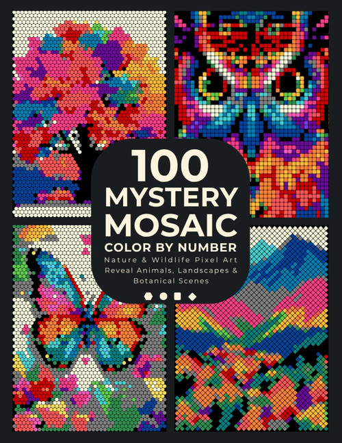 100 Mystery Mosaic Color by Number