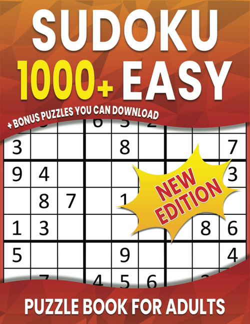 1000+ Easy Sudoku Puzzle Book for Adults: ALL EASY Sudoku Puzzles Book