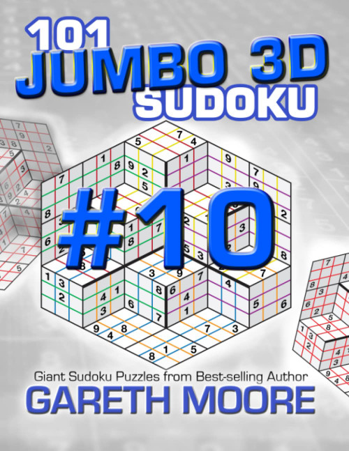 101 Jumbo 3D Sudoku Volume 10