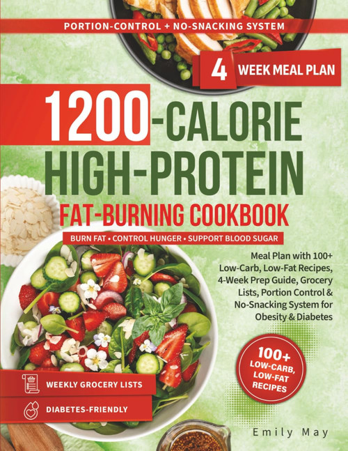 1200-CALORIES HIGH-PROTEIN FAT-BURNING COOKBOOK