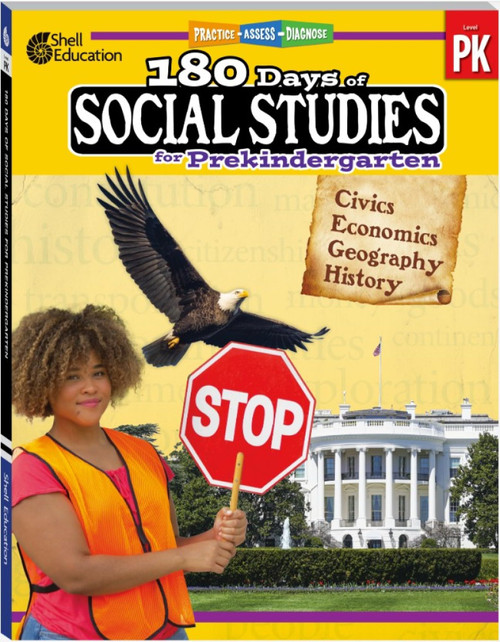180 Daysâ¢: Social Studies for Pre-Kindergarten Practice Workbook for Classroom and Home