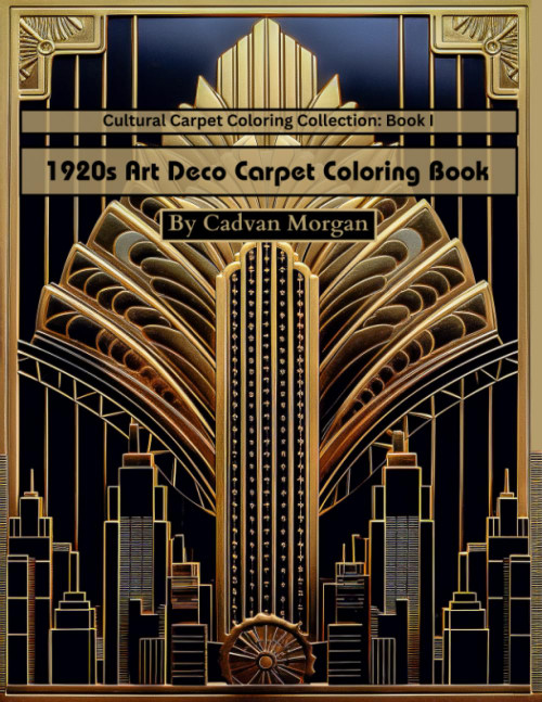 1920s Art Deco Carpet Coloring Book