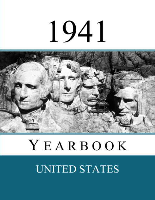 1941 US Yearbook: Original book full of facts and figures from 1941 -