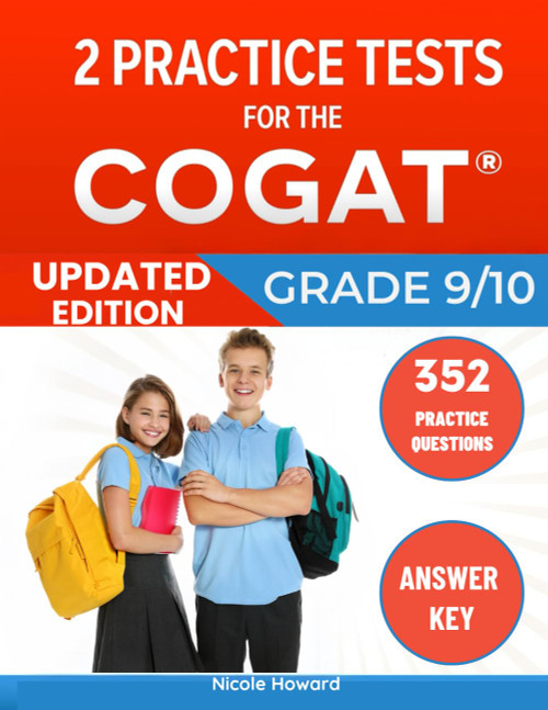 2 Practice Tests for the COGAT Grade 9/10: Grades 9 and 10