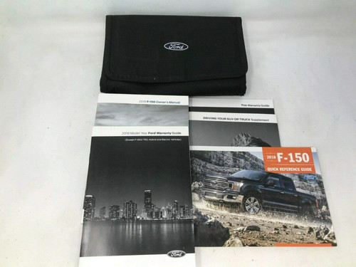 2018 Ford F-150 F150 Owners Manual with Case Z0A3250