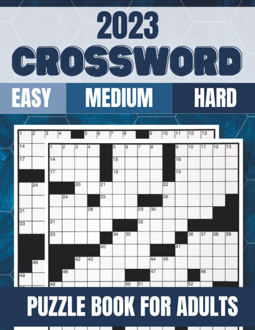 2023 Crossword Puzzle Books For Adults