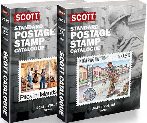 2025 SCOTT CATALOGUE VOLUME 5 (COUNTRIES N-SAM) (Scott Standard Postage