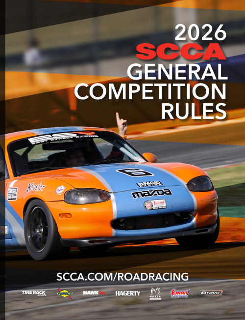 2026 SCCA GCR General Competition Rules