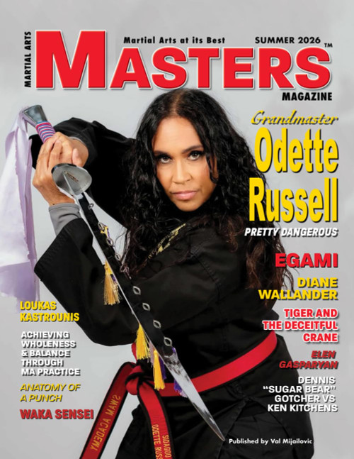 2026 SUMMER Issue of MASTERS Magazine featuring Grandmaster Odette Russell