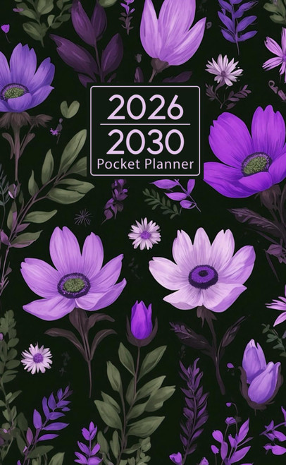 2026-2030 Pocket Planner: 5 year Pocket Calendar January 2026 to December