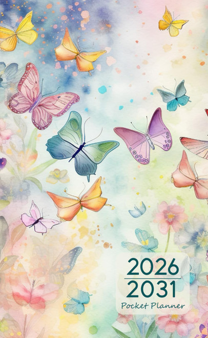 2026-2031 Pocket Planner: 6 year Pocket Calendar January 2026 to December