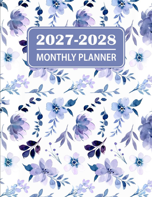 2027-2028 Monthly Planner: Large 24 Month