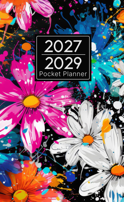 2027-2029 pocket calendar: 3 Year Monthly Pocket Planner