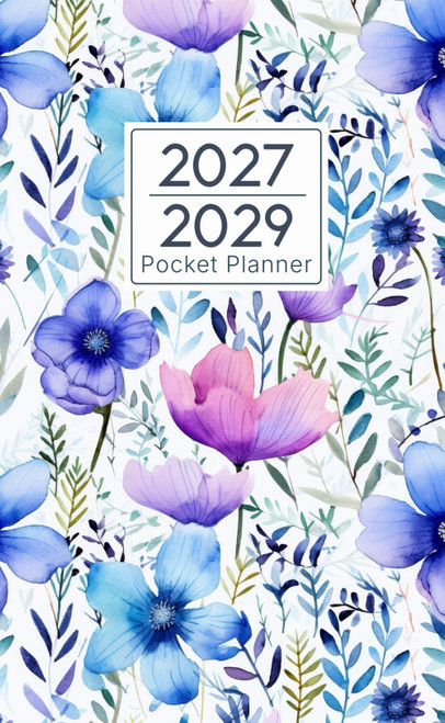 2027-2029 pocket calendar: 3 Year Monthly Pocket Planner