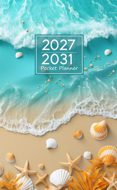 2027-2031 pocket calendar: 5 Year Monthly Pocket Planner