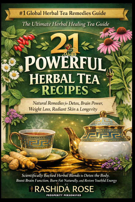 21 POWERFUL Herbal Teas: • Recipes for Detox • Brain Power • Weight Loss • Radiant Skin and Longevity