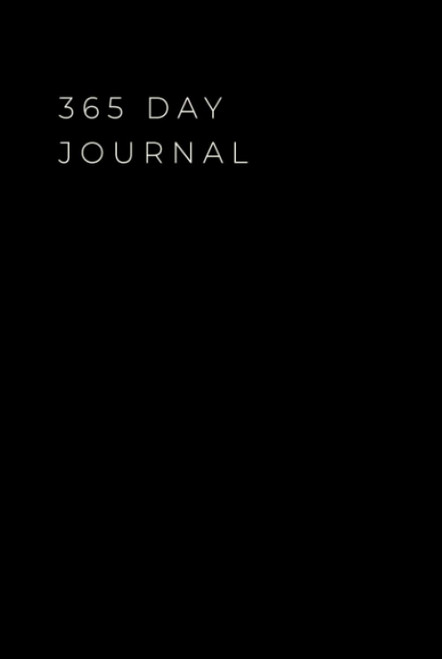 365 day journal: Undated 1 page per day planner notebook