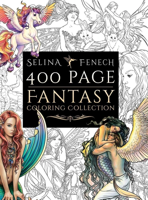 400 Page Fantasy Coloring Collection